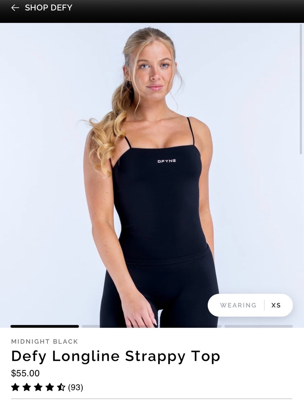 Dfyne strappy top